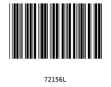 Bar code, type 39 72156