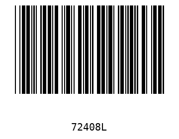 Bar code, type 39 72408