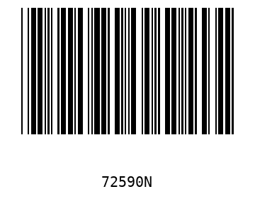 Bar code, type 39 72590