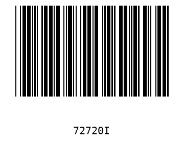 Bar code, type 39 72720
