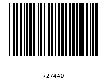 Bar code, type 39 72744