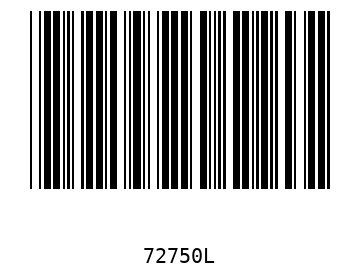 Bar code, type 39 72750