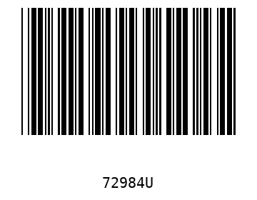 Bar code, type 39 72984