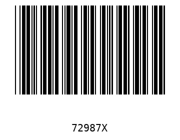 Bar code, type 39 72987