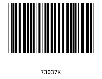 Bar code, type 39 73037
