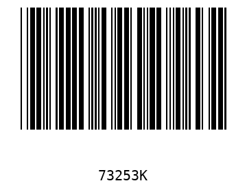 Bar code, type 39 73253