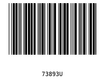 Bar code, type 39 73893