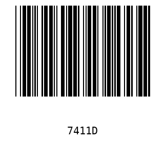 Bar code, type 39 7411