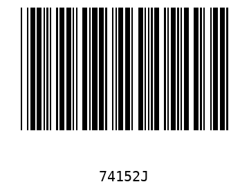 Bar code, type 39 74152