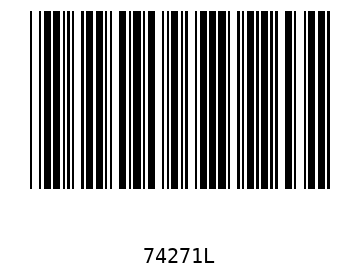 Bar code, type 39 74271