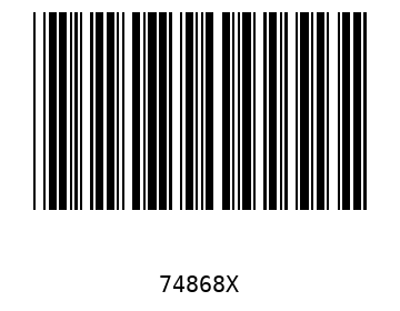 Bar code, type 39 74868