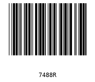 Bar code, type 39 7488