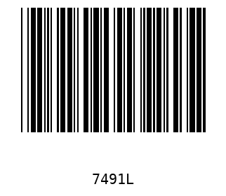 Bar code, type 39 7491