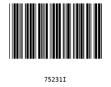 Bar code, type 39 75231