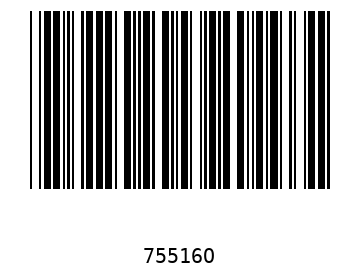 Bar code, type 39 75516