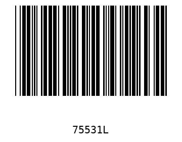 Bar code, type 39 75531