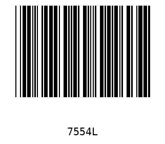 Bar code, type 39 7554