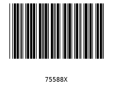 Bar code, type 39 75588
