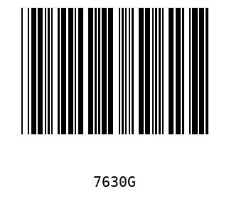 Bar code, type 39 7630