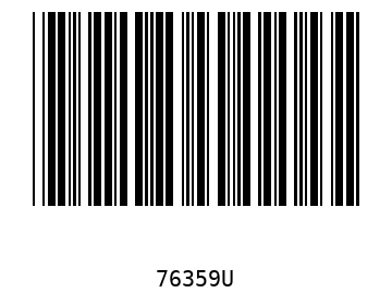 Bar code, type 39 76359