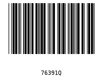 Bar code, type 39 76391