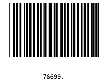 Bar code, type 39 76699