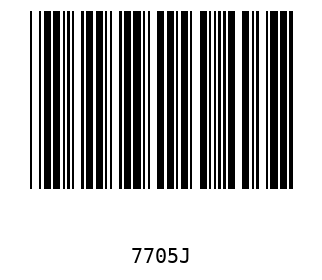 Bar code, type 39 7705