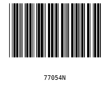 Bar code, type 39 77054