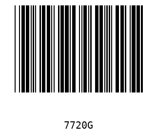 Bar code, type 39 7720