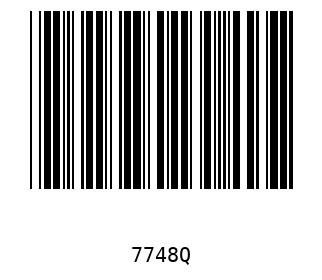 Bar code, type 39 7748