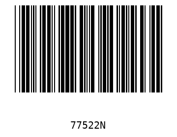 Bar code, type 39 77522