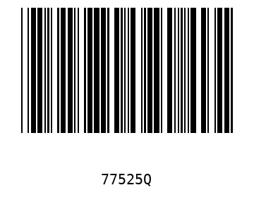 Bar code, type 39 77525