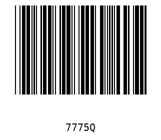 Bar code, type 39 7775