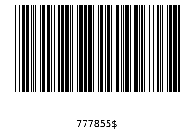 Bar code, type 39 777855