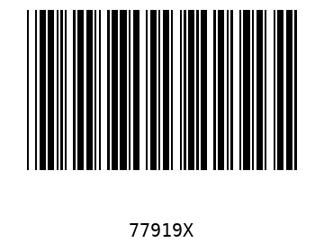 Bar code, type 39 77919