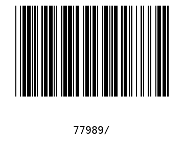 Bar code, type 39 77989