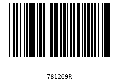 Bar code, type 39 781209