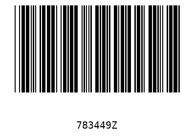 Bar code, type 39 783449