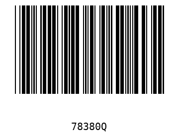 Bar code, type 39 78380