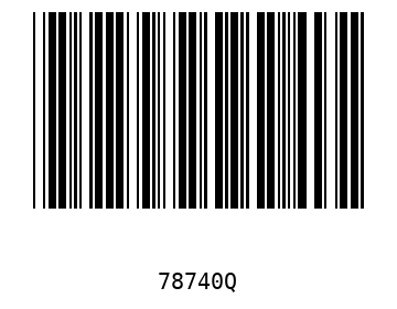 Bar code, type 39 78740