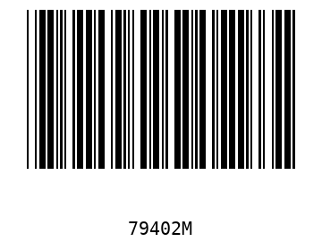 Bar code, type 39 79402