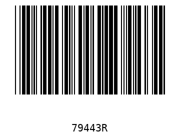 Bar code, type 39 79443