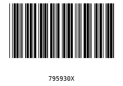 Bar code, type 39 795930