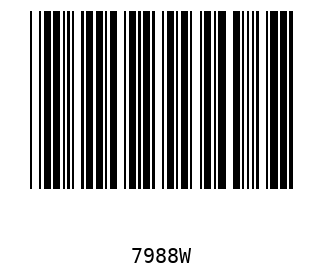 Bar code, type 39 7988