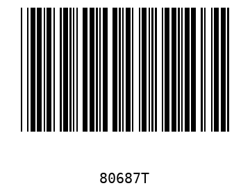 Bar code, type 39 80687