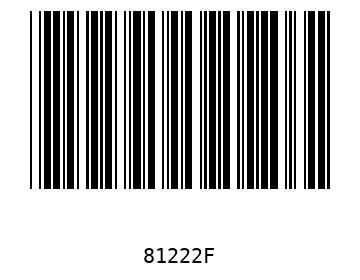 Bar code, type 39 81222