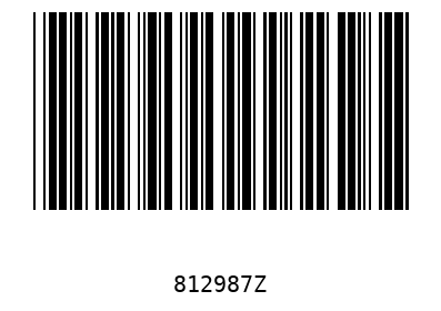 Bar code, type 39 812987