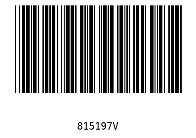 Bar code, type 39 815197