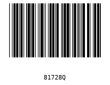 Bar code, type 39 81728