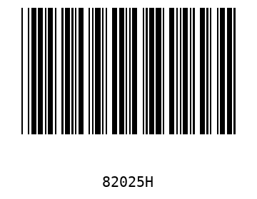 Bar code, type 39 82025